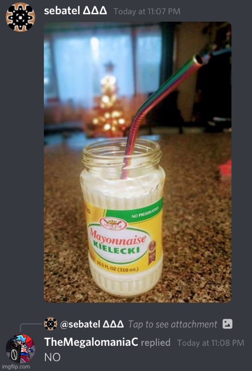 mmmmmm mayonnaise | image tagged in cursed,cursed image,discord,messages | made w/ Imgflip meme maker