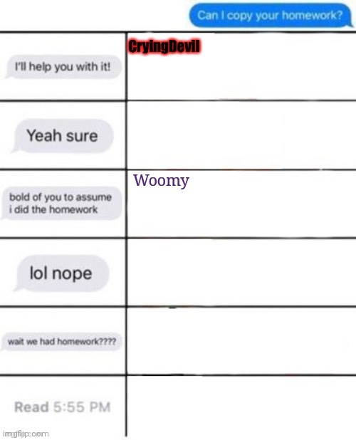 Woomy | made w/ Imgflip meme maker