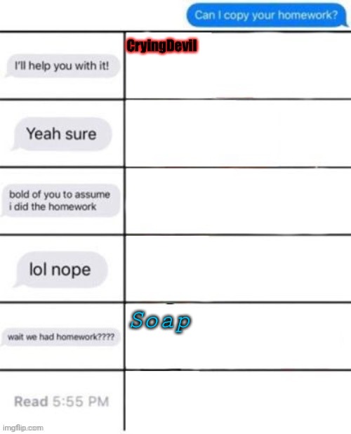 Soap | made w/ Imgflip meme maker