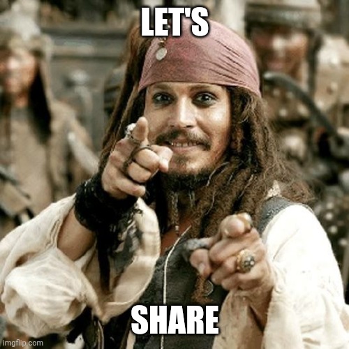 POINT JACK | LET'S SHARE | image tagged in point jack | made w/ Imgflip meme maker