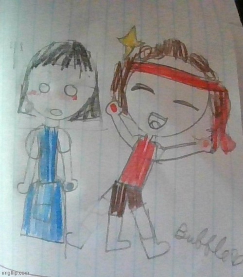 New drawing! (Skid and Pump do a cosplay[I know Skid is male]) | made w/ Imgflip meme maker