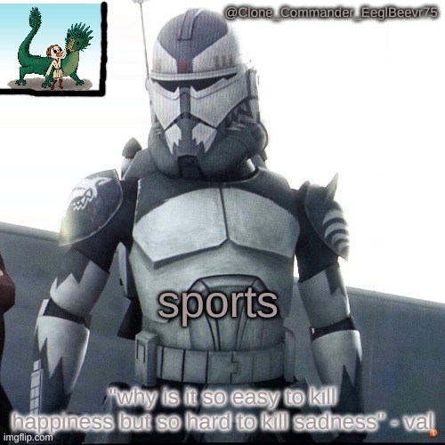 sports | sports | image tagged in clonecomm's wolfe temp | made w/ Imgflip meme maker