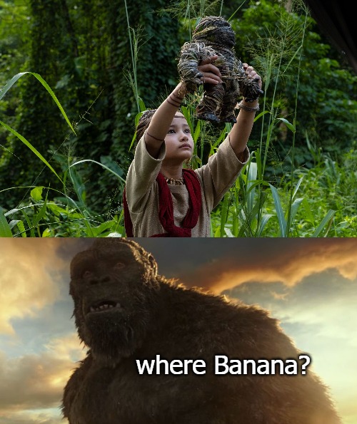 where Banana? | image tagged in monke | made w/ Imgflip meme maker