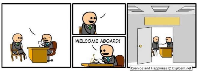 Cyanide And Happiness Interview Blank Meme Template