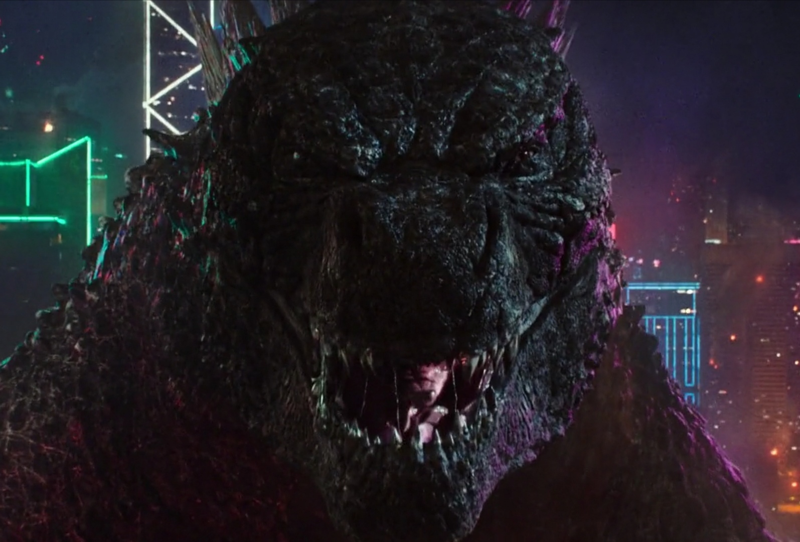 Godzilla laughing Blank Meme Template