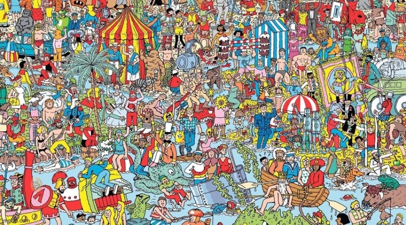 find the egg | image tagged in where's waldo | made w/ Imgflip meme maker