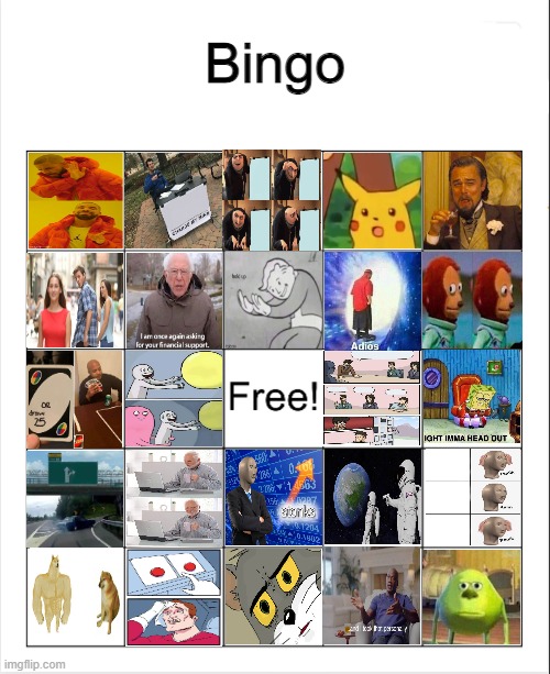 Let's play Bingo :) |  Bingo | image tagged in blank bingo,memes | made w/ Imgflip meme maker