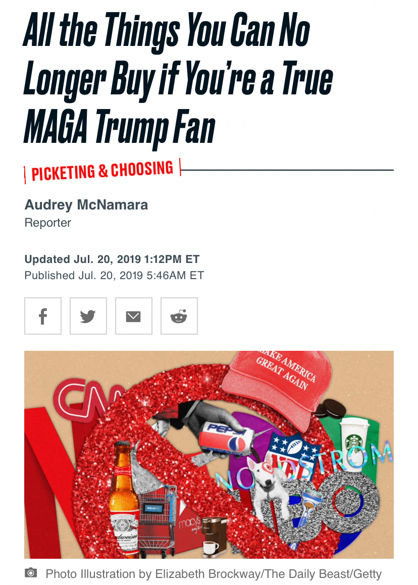 MAGA boycotts Blank Meme Template