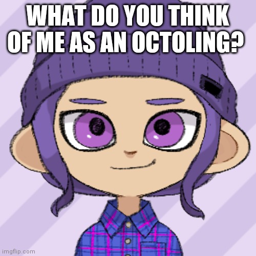 Bryce octoling | WHAT DO YOU THINK OF ME AS AN OCTOLING? | image tagged in bryce octoling | made w/ Imgflip meme maker
