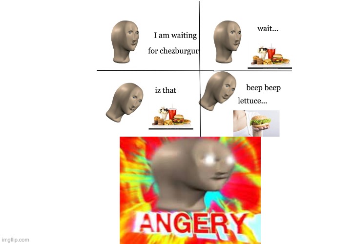 no vegibal | image tagged in not stonks,church,cheese time,angry toddler | made w/ Imgflip meme maker