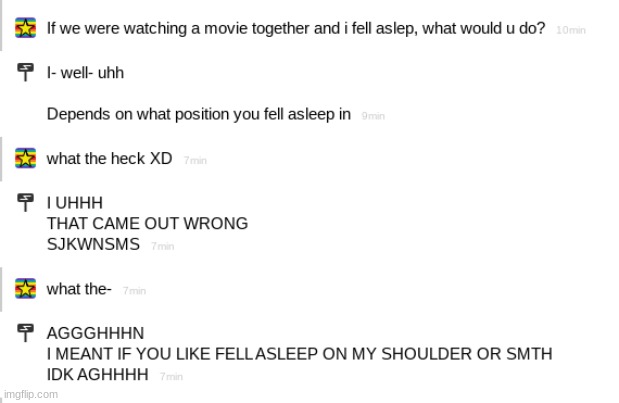 *dies of laughter* What the heck just happened XD | made w/ Imgflip meme maker