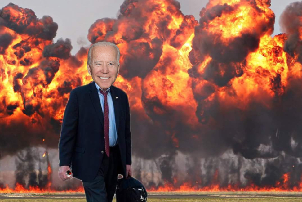 High Quality Biden fire starter Blank Meme Template