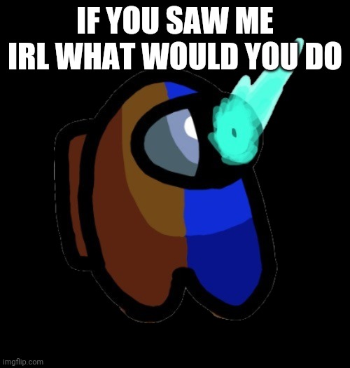 Hmmmm | IF YOU SAW ME IRL WHAT WOULD YOU DO | image tagged in bad time brown | made w/ Imgflip meme maker