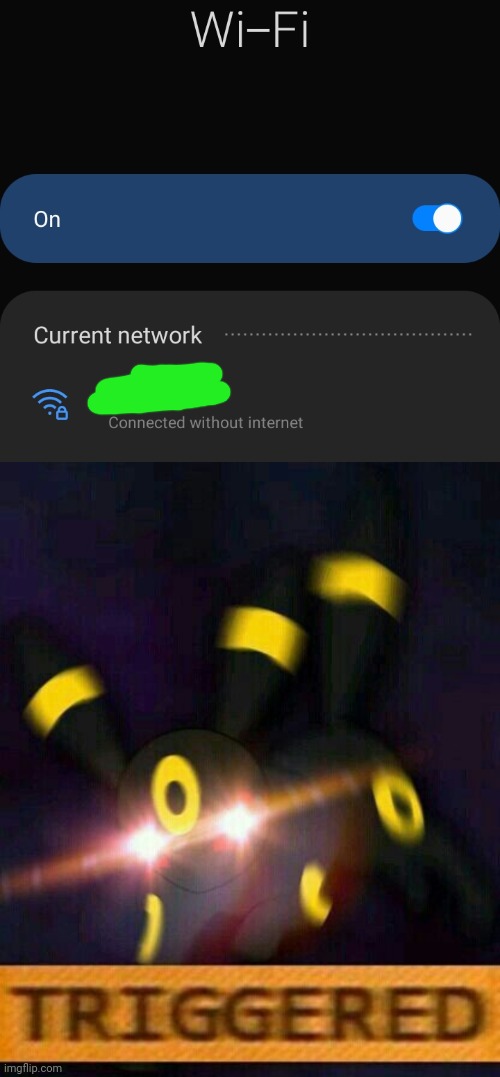 image tagged in umbreon triggered | made w/ Imgflip meme maker