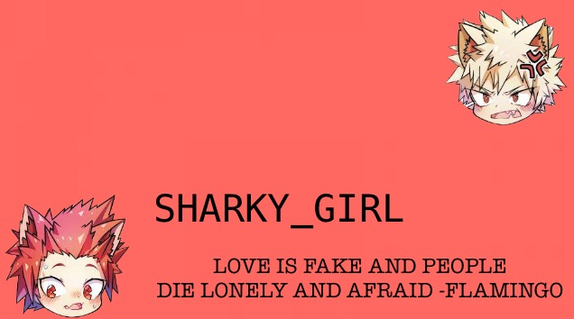 Sharky_girl announcement template Blank Meme Template