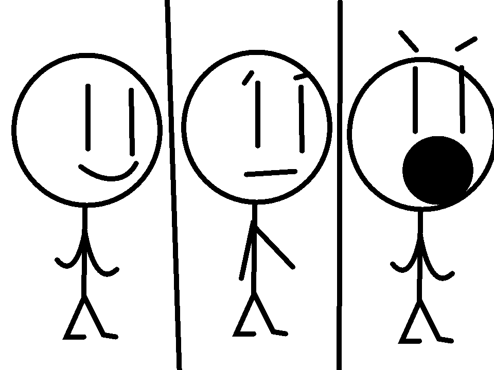 Angry Mr. Stick Blank Meme Template