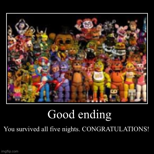 Congratulations, Five Nights at Freddy's! by GamingOmega99 on