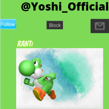 Yoshi_Official Rant Temp Blank Meme Template