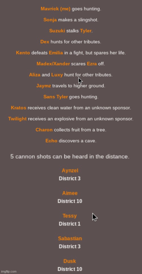 Day three was pretty cool ngl a lot of people died compared to last time | made w/ Imgflip meme maker