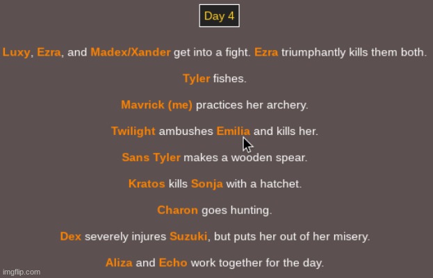 Damn Ezra chill. and well Kento and Sabastian are both dead. I guess there not my strongest OC | made w/ Imgflip meme maker