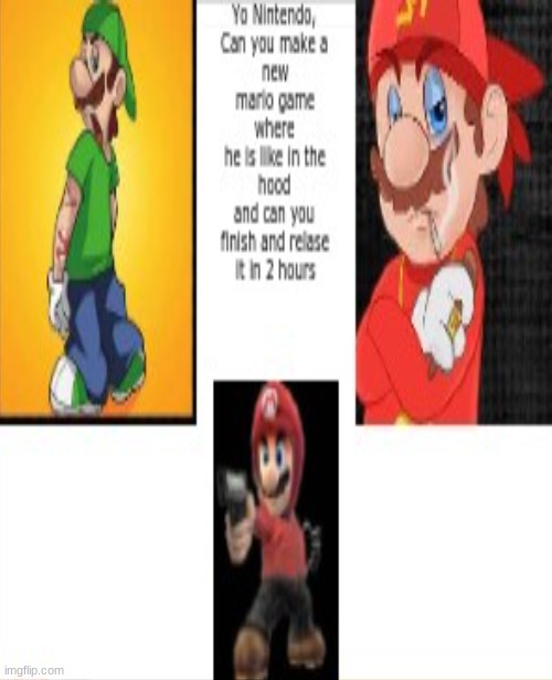 Hood Mario | image tagged in memes | made w/ Imgflip meme maker