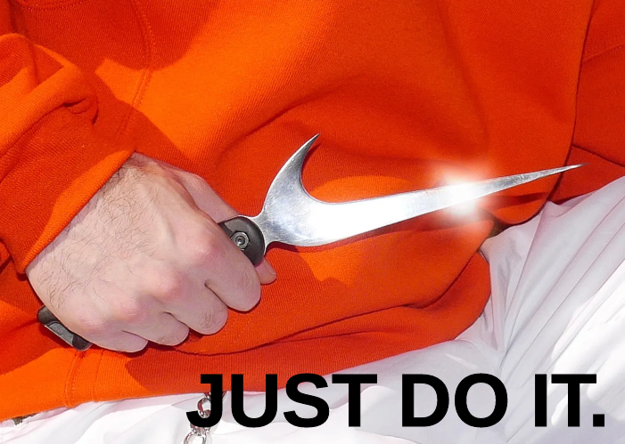 High Quality Just do it. Blank Meme Template