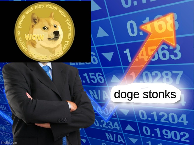 Empty Stonks | doge stonks | image tagged in empty stonks | made w/ Imgflip meme maker