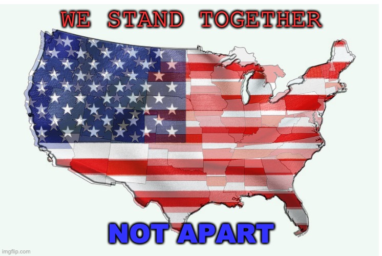 WE STAND TOGETHER NOT APART | made w/ Imgflip meme maker