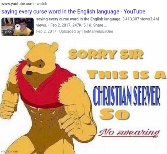 im not really christian tho | image tagged in sorry sir this is a chritstan server so no swearing | made w/ Imgflip meme maker