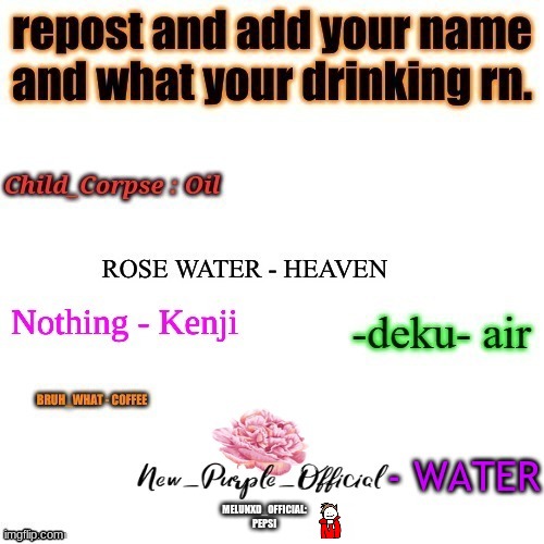 repost | MELUNXD_OFFICIAL: PEPSI | made w/ Imgflip meme maker