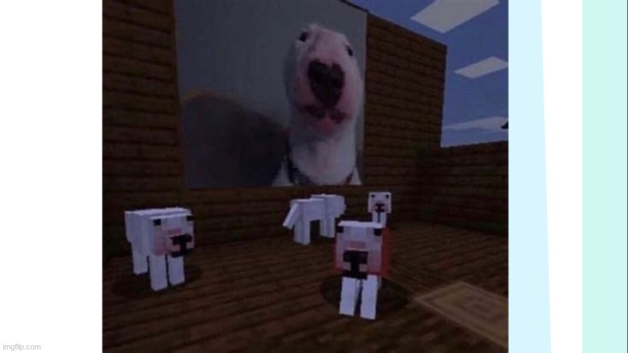Dog | image tagged in memes,minecraft,cursed dog | made w/ Imgflip meme maker
