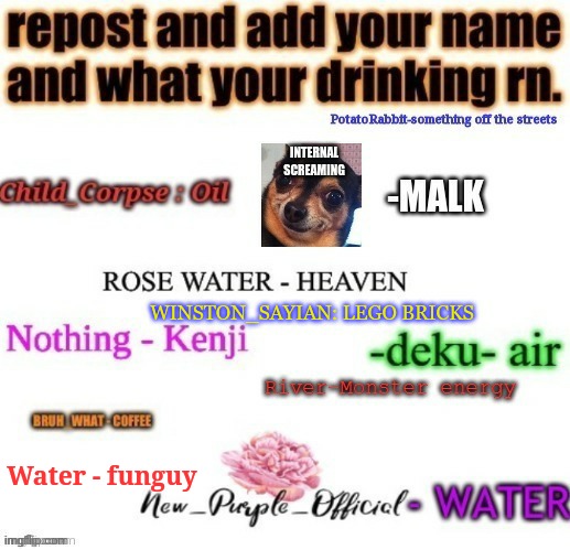Lol | Water - funguy | image tagged in trend | made w/ Imgflip meme maker
