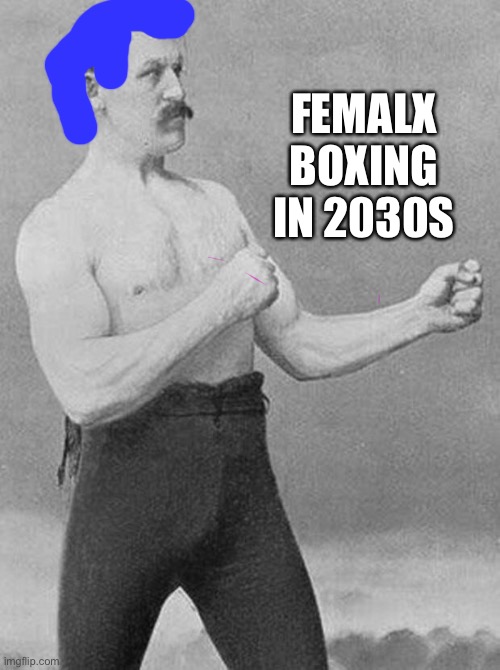Femalx Boxing | FEMALX BOXING IN 2030S | image tagged in boxer | made w/ Imgflip meme maker