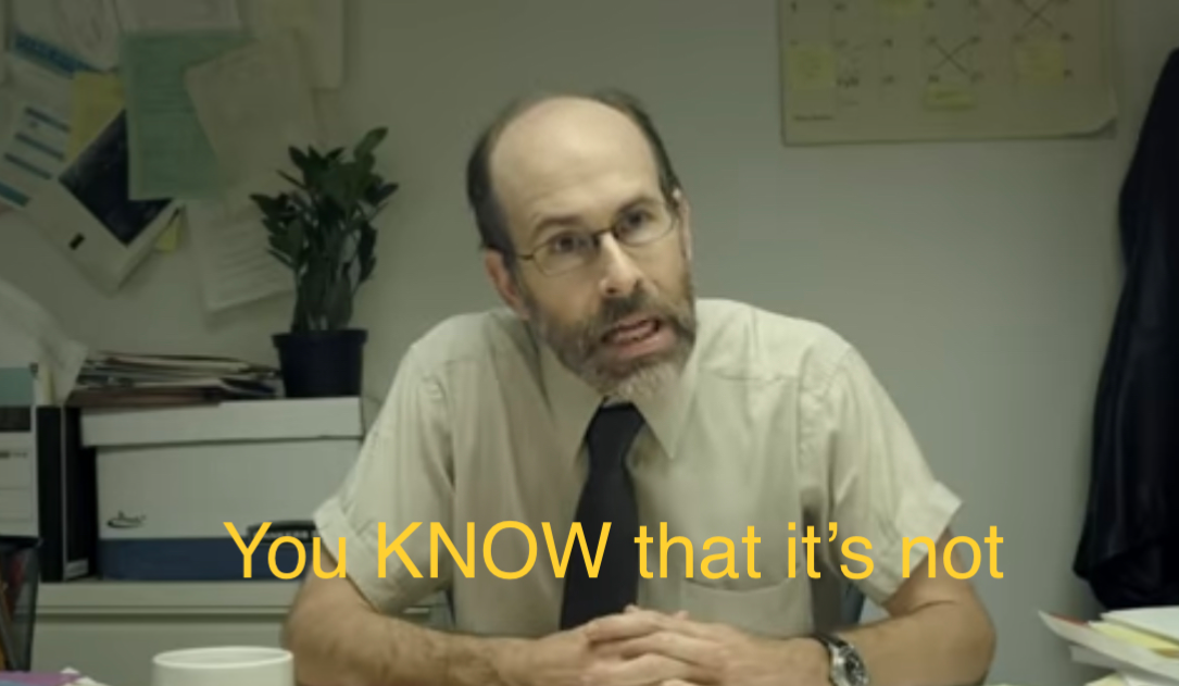 You KNOW that it’s not Blank Meme Template