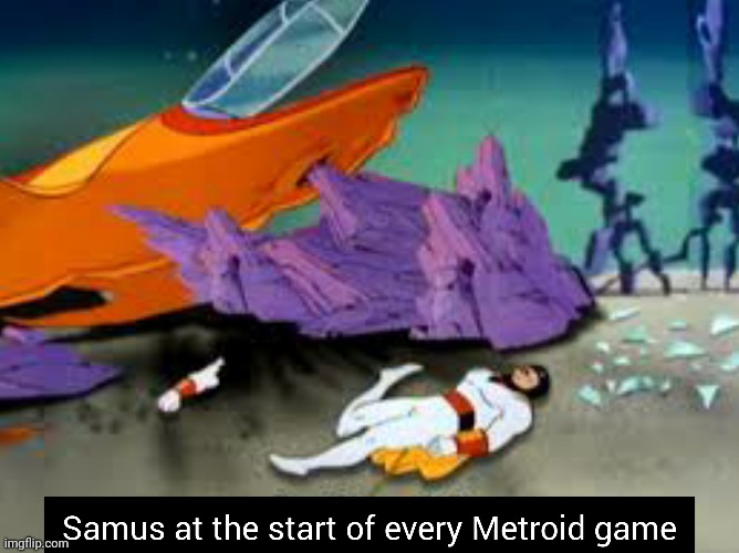 That planet came out of nowhere | image tagged in samus,metroid,nintendo,space ghost | made w/ Imgflip meme maker