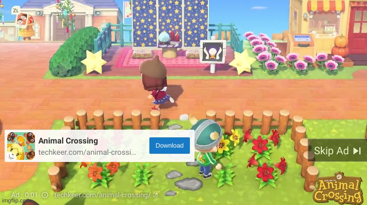 Animal crossing ad | image tagged in animal crossing ad | made w/ Imgflip meme maker