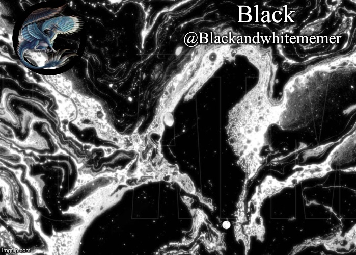 Black; @Blackandwhitememer | made w/ Imgflip meme maker