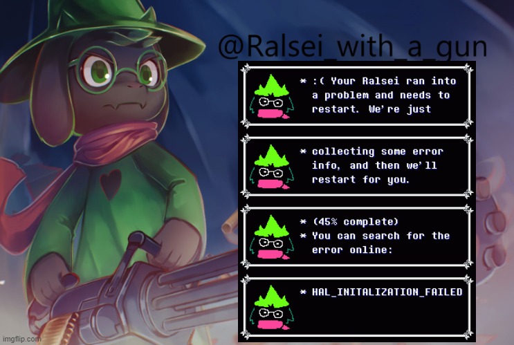 ERROR | image tagged in ralsei_with_a_gun's crappy announcement template,error | made w/ Imgflip meme maker