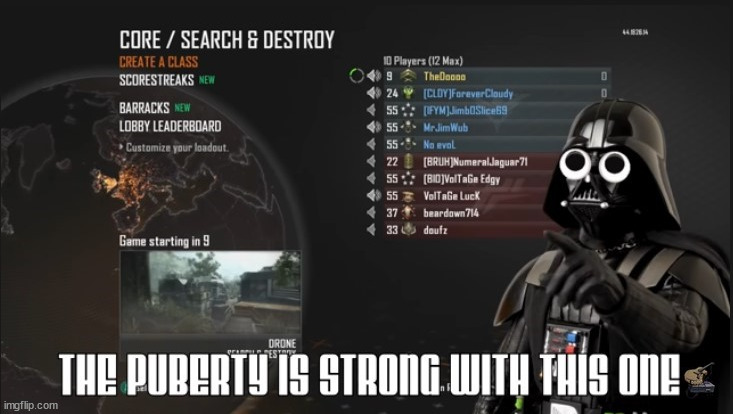 the puberty version of the force | image tagged in star wars | made w/ Imgflip meme maker
