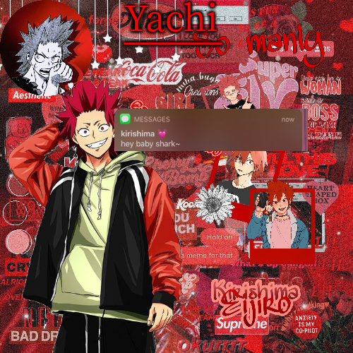 Yachis kirishima temp Blank Meme Template