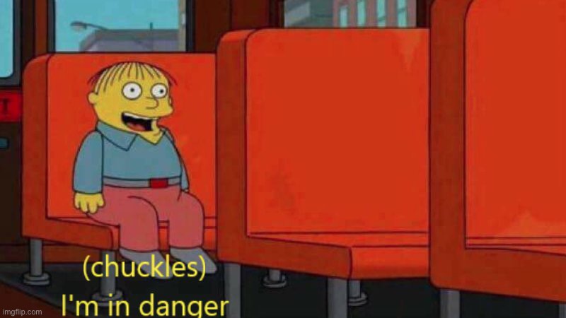 I’m in danger | image tagged in i m in danger | made w/ Imgflip meme maker