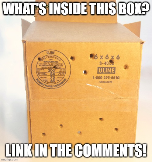 Link in the comments! | WHAT'S INSIDE THIS BOX? LINK IN THE COMMENTS! | image tagged in memes,adoption,box,babies | made w/ Imgflip meme maker