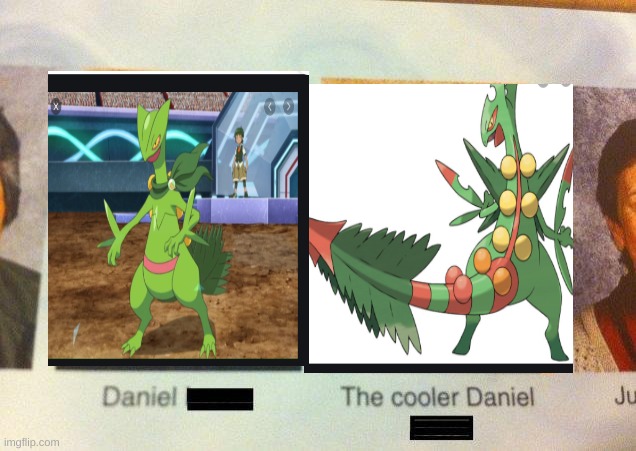 pokemon | image tagged in the cooler daniel | made w/ Imgflip meme maker