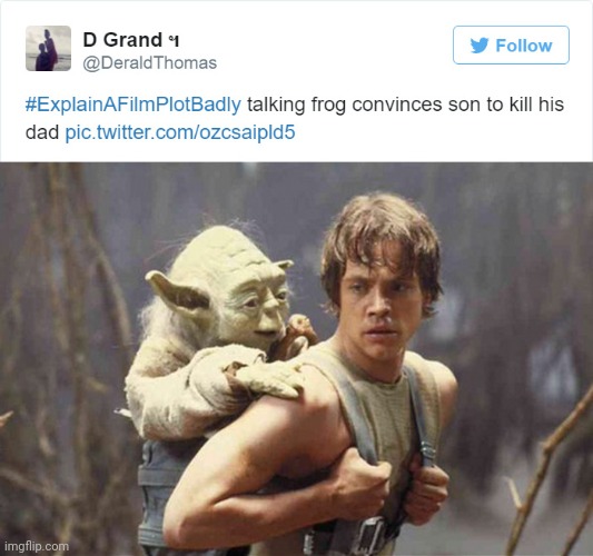 Yoda is a talking frog | made w/ Imgflip meme maker