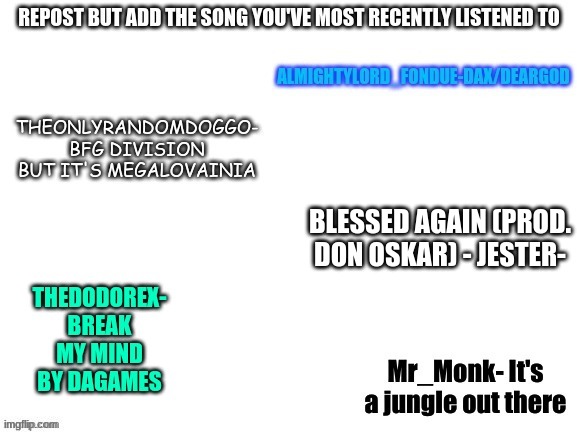 BLESSED AGAIN (PROD. DON OSKAR) - JESTER- | made w/ Imgflip meme maker