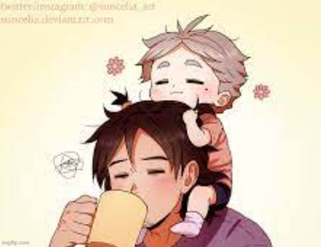 daily dose of awwwww | image tagged in anime,haikyuu | made w/ Imgflip meme maker