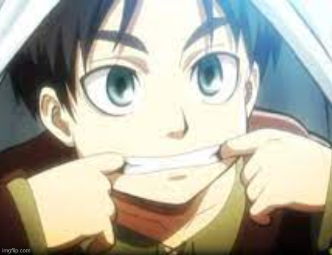 dont ask just enjoy | image tagged in anime,aot | made w/ Imgflip meme maker