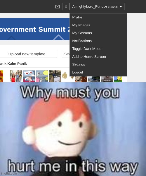 yall extra lol i was trying to get 111111 | image tagged in why must you hurt me in this way | made w/ Imgflip meme maker
