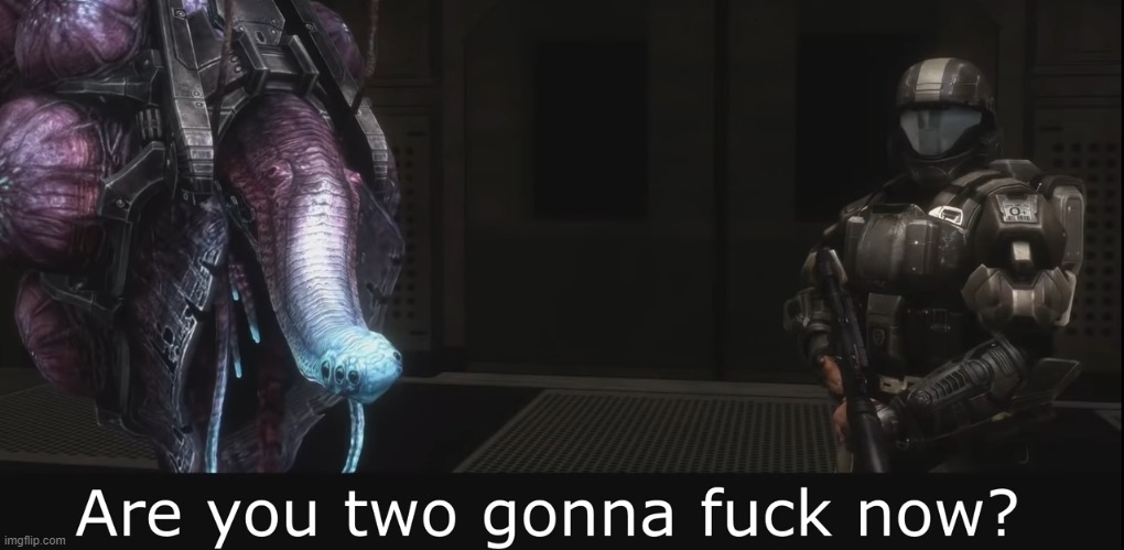 Halo 3 ODST are you two gonna fuck now? | image tagged in halo 3 odst are you two gonna fuck now | made w/ Imgflip meme maker