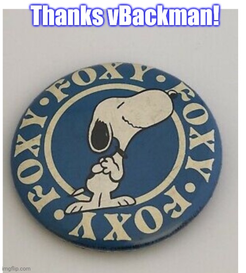 Thanks vBackman! | made w/ Imgflip meme maker